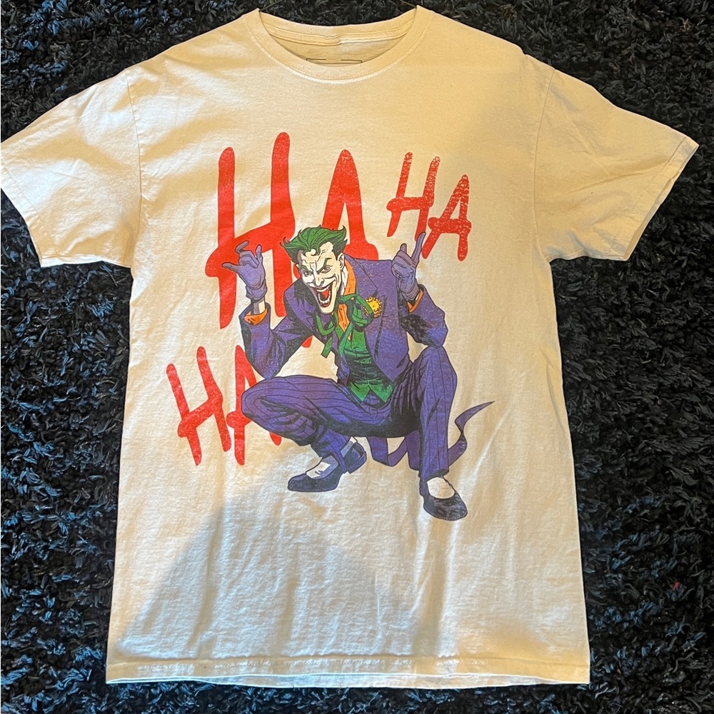 Beige Joker Graphic T shirt